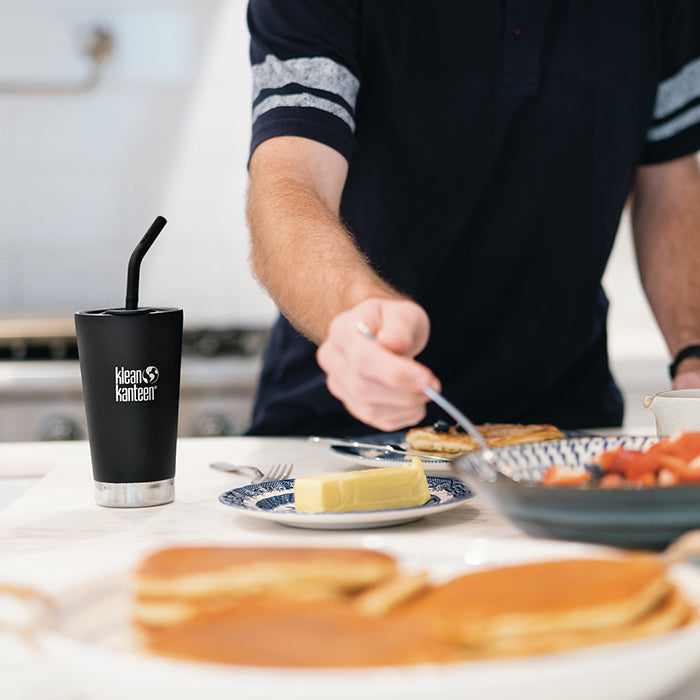 Straw 2-Pack with Brush - Black - Image 3